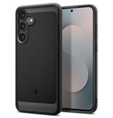 Spigen Rugged Armor Case til Samsung Galaxy S25 FE - Matte sort