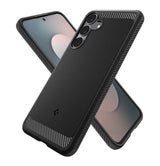 Spigen Rugged Armor Case til Samsung Galaxy S25 FE - Matte sort