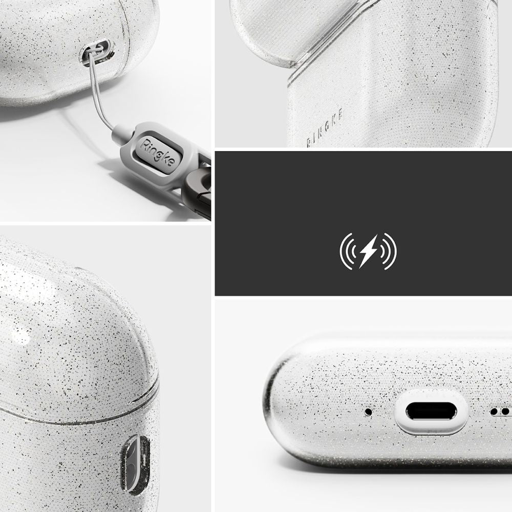 Ringke Air Case til AirPods Pro 3 - Clear Glitter