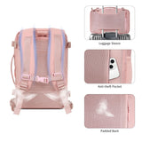 Tech-Protect Defender S50 rygsæk til Ryanair & Wizzar, 20L Laptop - Pink