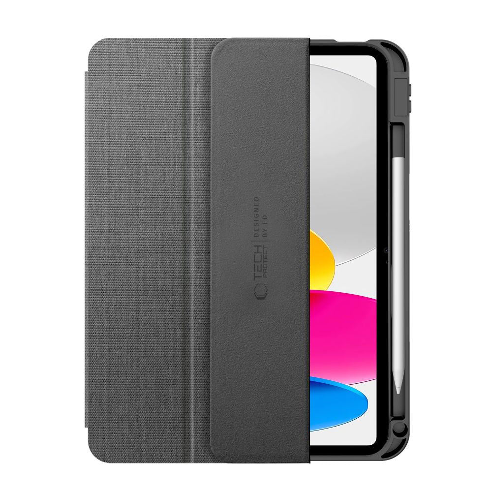 Tech-Protect SC Pen Canvas Case til iPad 10.9  2022 / iPad 11  2025 - Grå