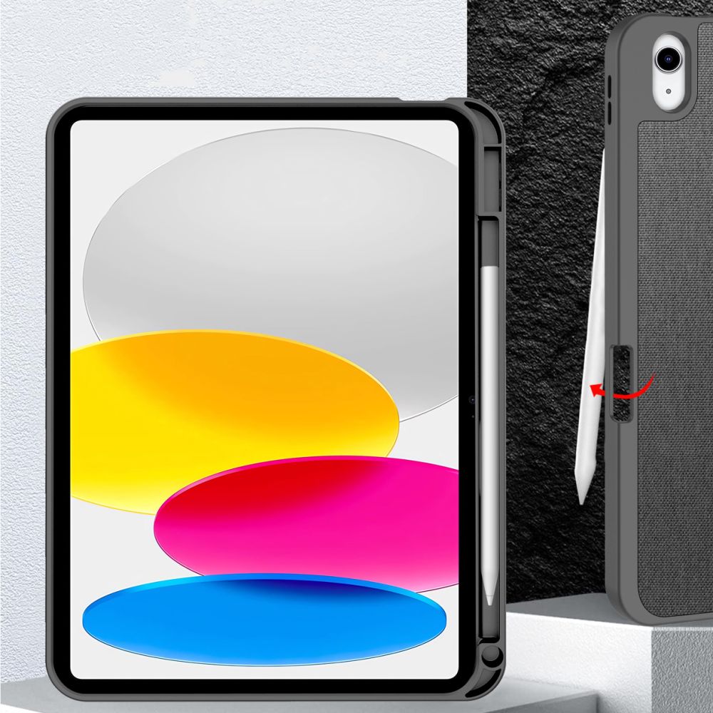 Tech-Protect SC Pen Canvas Case til iPad 10.9  2022 / iPad 11  2025 - Grå