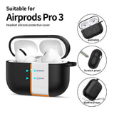Tech-Protect Silicone Hook Case til AirPods Pro 3 - sort