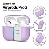 Tech-Protect Silicone Hook Case til AirPods Pro - lilla