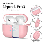 Tech-Protect Silicone Hook Case til AirPods Pro - Pink