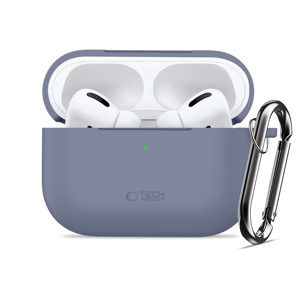 Tech-Protect Silicone Hook Case til AirPods Pro - Blå