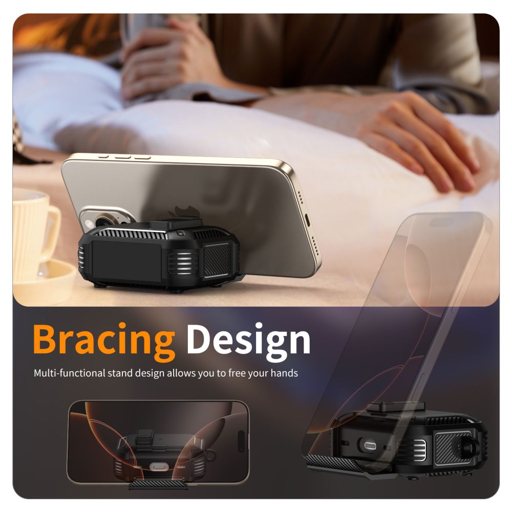 Tech-Protect Carbonox MagSafe-kasse til AirPods Pro - sort