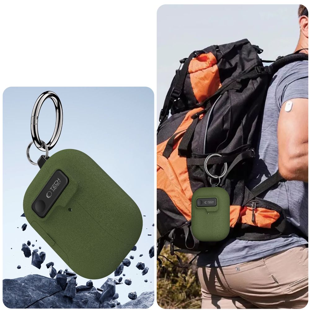 Tech-Protect Slim Hook Case til AirPods Pro 3 - Grøn
