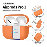 Tech-Protect Silicone Hook-kasse til AirPods Pro - orange