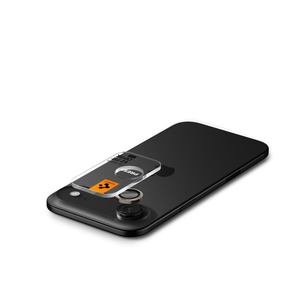 Spigen Optik Pro GLAS.TR  EZ FIT  Kamera Cover 2-pakke til iPhone Air - Gold