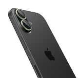 Spigen Optik Pro GLAS.TR  EZ FIT  Camera Cover 2-pakke til iPhone 16 / 16 Plus / 17 - Grøn