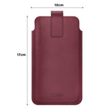 Tech-Protect SM65-kasse til 6.0-6.9" smartphones - burgundy
