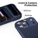 Tech-Protect MagMat Case til iPhone 17 Pro - Matte Navy Blue