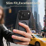 Tech-Protect Magpeak Magsafe CC Case til iPhone 17 Pro Max - Matte Black