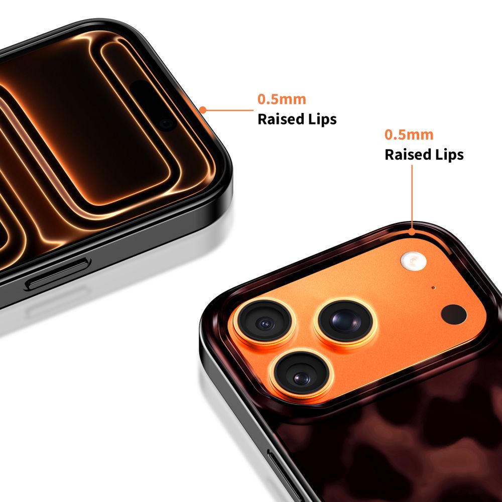 Tech-Protect Lamano MagSafe Case til iPhone 17 Pro Max - sort og rød