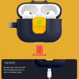 Spigen Nano Pop Case til AirPods Pro 3 - Navy Blue og Yellow