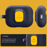 Spigen Nano Pop Case til AirPods Pro 3 - Navy Blue og Yellow