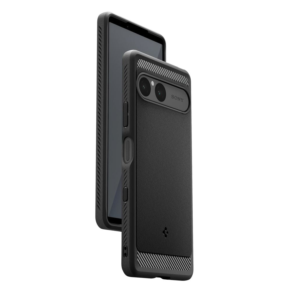 Spigen Rugged Armor Case til Sony Xperia 10 VII - Matte Black