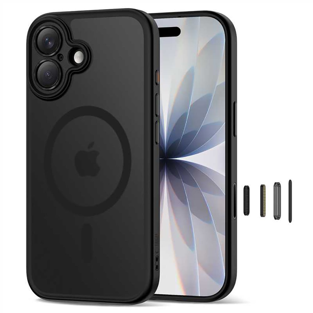Tech-Protect Magpeak Magsafe CC Case til iPhone 17 - Matte Black