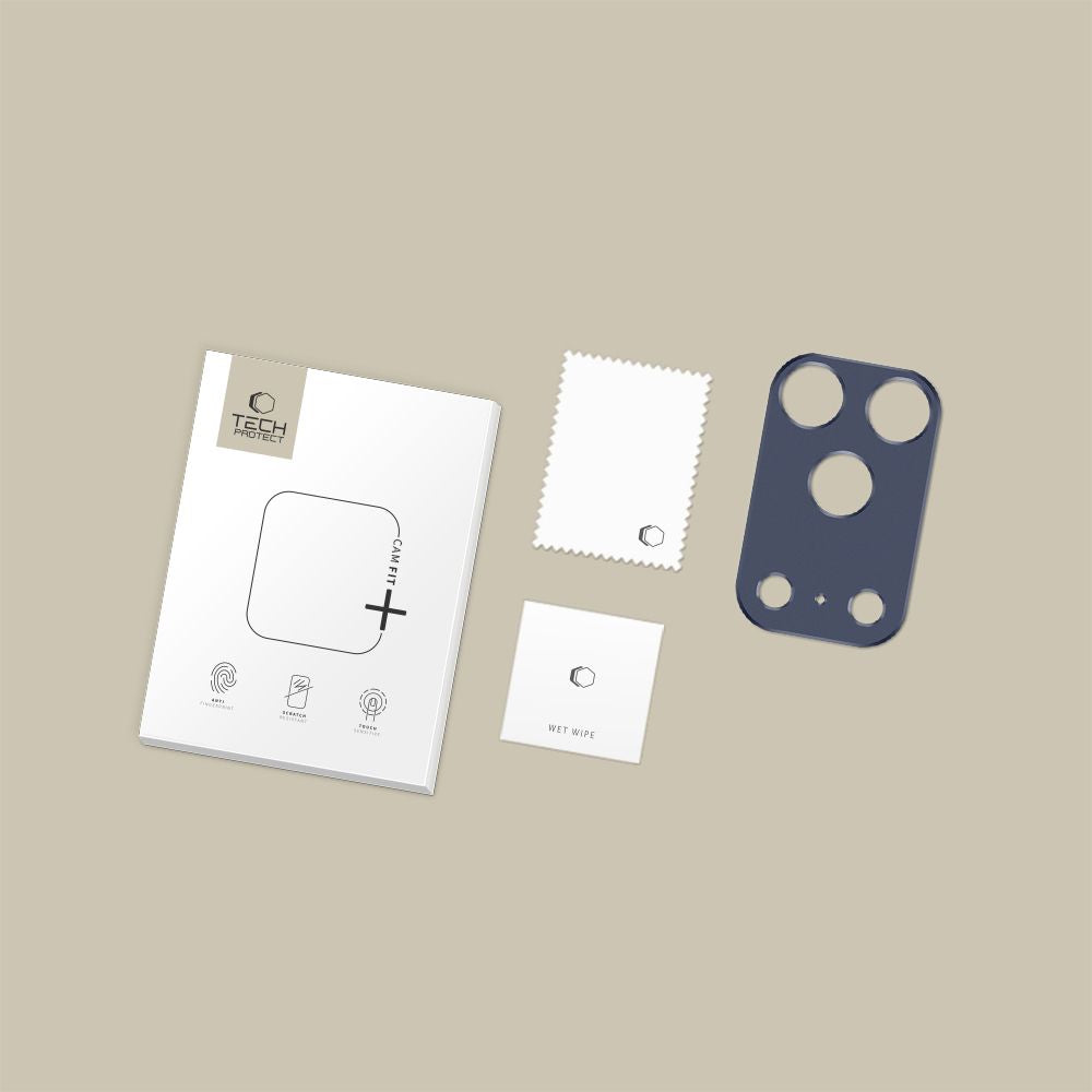 Tech-Protect Camalloy Fit+ Kamera Cover til iPhone 17 Pro - Navy Blue