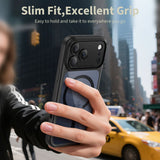 Tech-Protect Magpeak Magsafe CC Case til iPhone 17 Pro Max - Clear Black