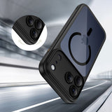 Tech-Protect Magpeak Magsafe CC Case til iPhone 17 Pro Max - Clear Black