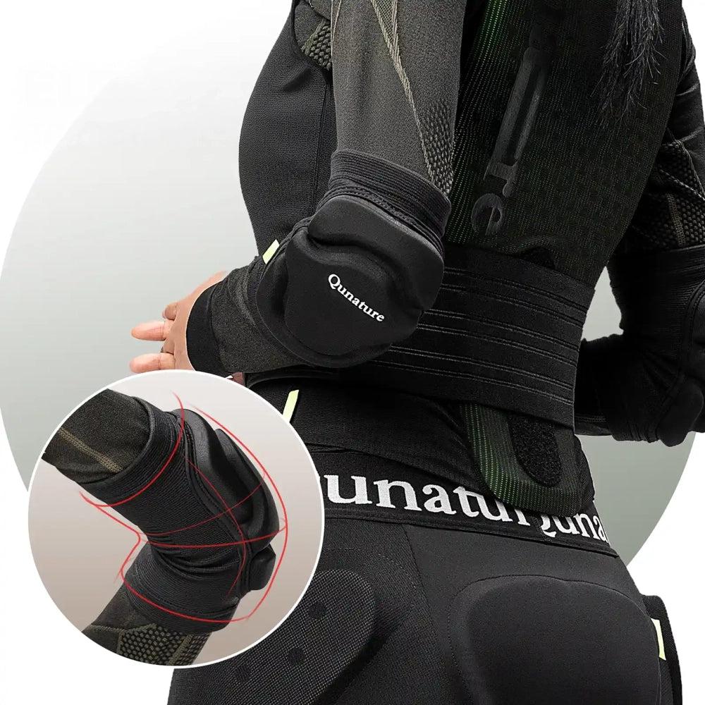 Qunature 2206000102 Albueskibeskytter M-størrelse - sort