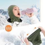 Qunature 13230023014 ski balaclava cykel motorcykel balaklava størrelse M - grøn
