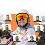 Qunature 13230023014 ski balaclava cykel motorcykel balaklava størrelse M - grøn