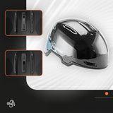 Qunature 10130003003 Skihjelm med øremasker til snowboard, størrelse L - sort