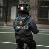Rockbros TS-61 10110061004 Children's Bike Helmet with Detachable Chin Size M (54-57) - Green