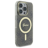 Guess IML 4G MagSafe-fodral til iPhone 16 Pro - brun