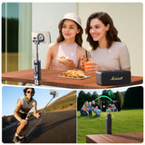 Joyroom JR-ZS509 MagSafe Compatible Selfie Stick with Bluetooth - Black