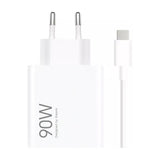 Xiaomi HyperCharge Combo 90W 6.1A USB-A Wall Charger med USB-C-kabel - hvid