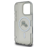 Karl Lagerfeld IML Metal Karl&Choupette Head MagSafe Case til iPhone 16 Pro - sort
