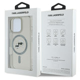 Karl Lagerfeld IML Metal Karl&Choupette Head MagSafe Case til iPhone 16 Pro - sort