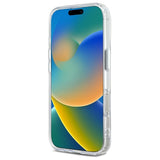 Karl Lagerfeld IML Metal Karl&Choupette Head MagSafe Case til iPhone 16 Pro Max - Hvid