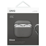 Uniq Glase AirPods 4 Case - Halvt gennemsigtigt