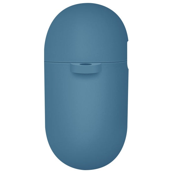 Uniq Nexo AirPods 4 + Ear Hooks Silicone-kasse - blå