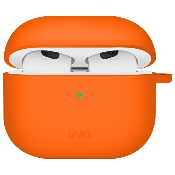 Uniq Nexo AirPods 4 + Ear Hooks Silicone-kasse - orange