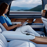 Baseus Free2Pull Mini 100W Retractable USB-C-kabel - USB-C 2m - sort