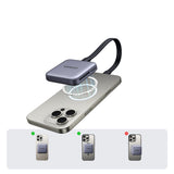 Ugreen Magnetisk hukommelseskortlæser + 100W PD 3in1 oplader - Grå
