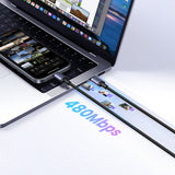 Ugreen USB-C til USB-C PD-kabel 240W 2m - sort