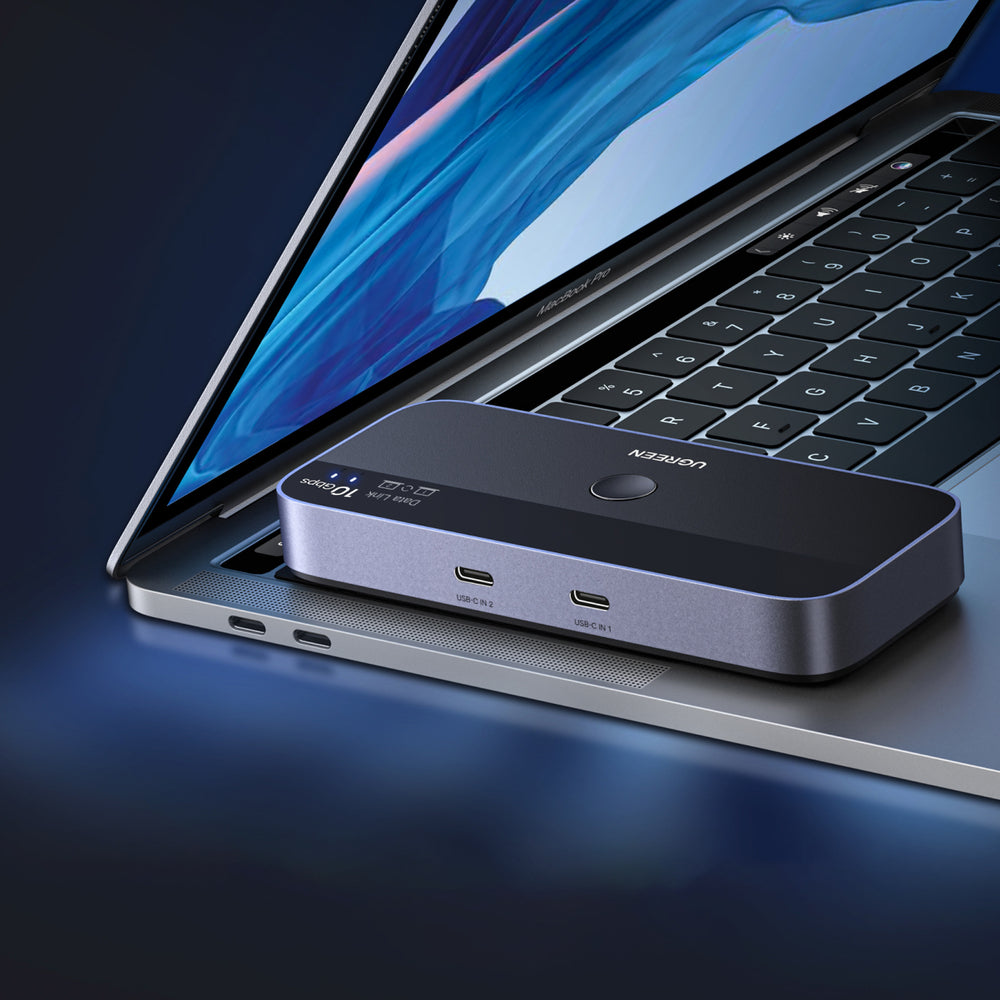 Ugreen switch USB-C USB-A 10Gb/s - grå