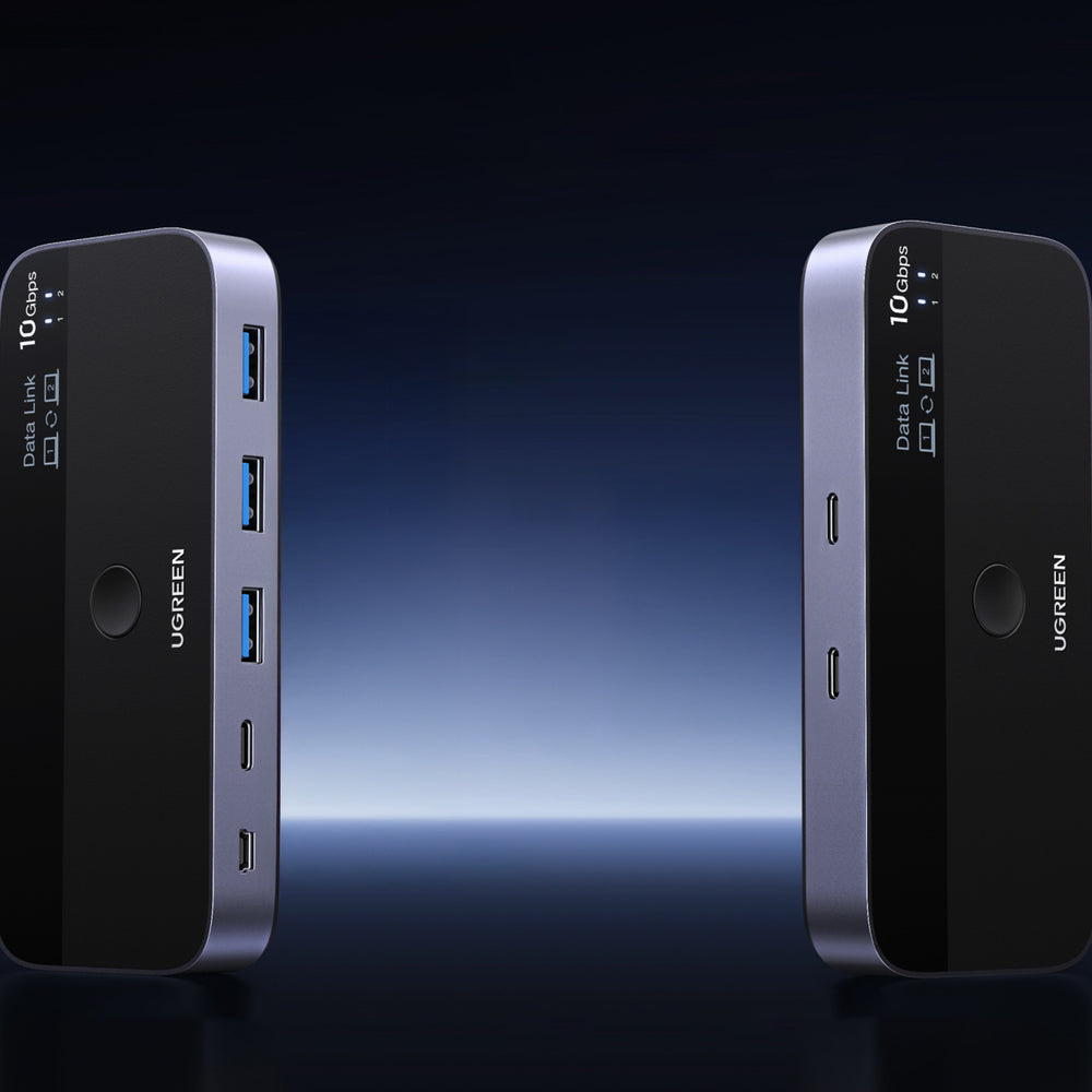 Ugreen switch USB-C USB-A 10Gb/s - grå