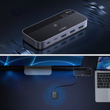 Ugreen switch USB-C USB-A 10Gb/s - grå