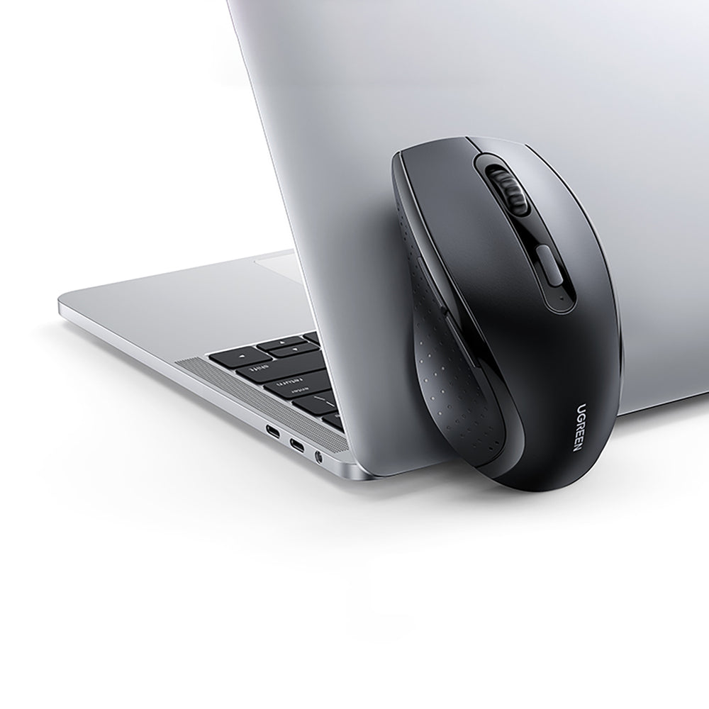 Ugreen trådløs ergonomisk optisk mus - sort