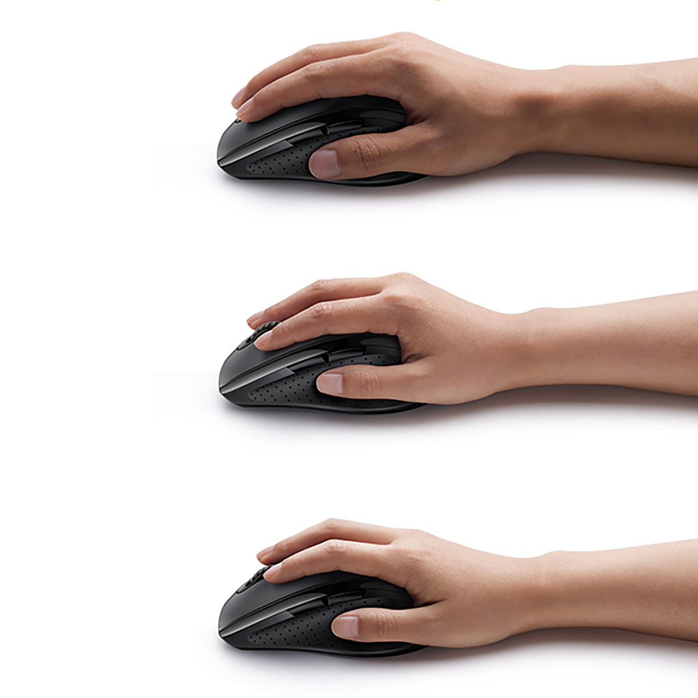 Ugreen trådløs ergonomisk optisk mus - sort