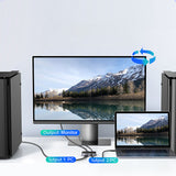Ugreen DisplayPort/USB-C til USB-C Switch - Grå
