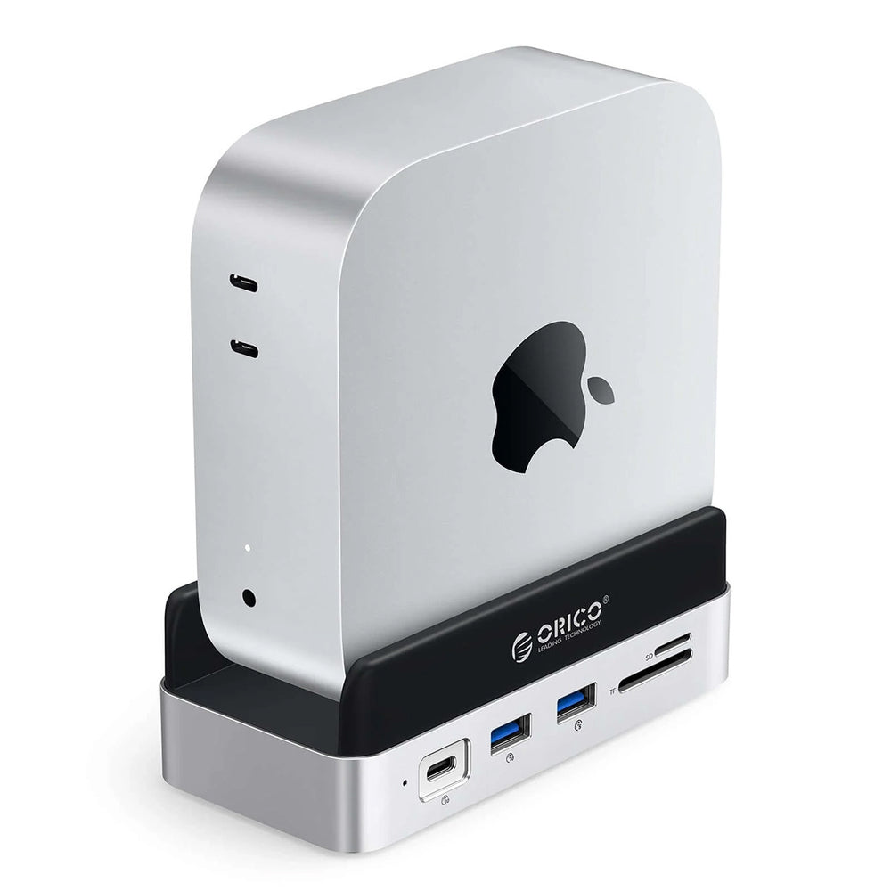 Orico MiniDock 10-in-1 Docking Station med SSD Hard Drive Bay - Silver